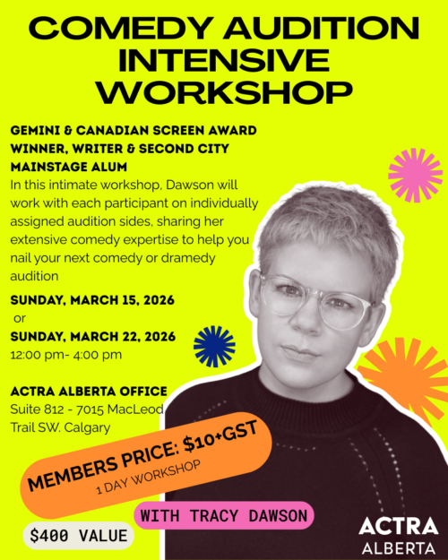 COMEDY AUDITION INTENSIVE WORKSHOP